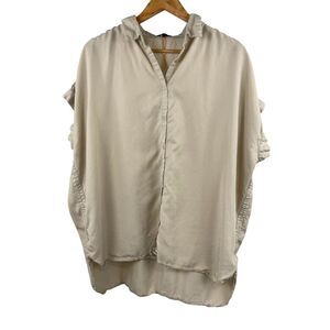 Quince Women Blouse Tan XL